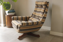 Load image into Gallery viewer, Retro Swivel Armchair 1970s from josriches.co.uk
