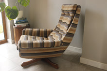 Load image into Gallery viewer, Retro Swivel Armchair 1970s from josriches.co.uk
