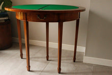 Load image into Gallery viewer, Antique Oak Folding Games Table
