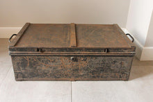 Load image into Gallery viewer, Black Metal Trunk from josriches.co.uk
