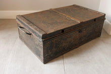 Load image into Gallery viewer, Black Metal Trunk from josriches.co.uk
