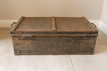 Load image into Gallery viewer, Black Metal Trunk from josriches.co.uk
