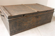 Load image into Gallery viewer, Black Metal Trunk from josriches.co.uk
