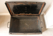 Load image into Gallery viewer, Black Metal Trunk from josriches.co.uk
