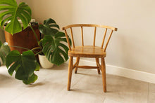 Load image into Gallery viewer, Small Antique Elm &amp; Beech Tub Stick Back Child&#39;s Chair
