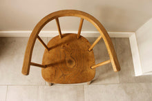 Load image into Gallery viewer, Small Antique Elm &amp; Beech Tub Stick Back Child&#39;s Chair josriches.co.uk
