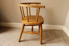 Load image into Gallery viewer, Small Antique Elm &amp; Beech Tub Stick Back Child&#39;s Chair
