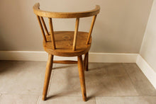 Load image into Gallery viewer, Small Antique Elm &amp; Beech Tub Stick Back Child&#39;s Chair
