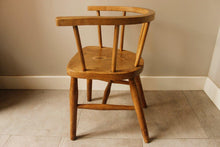 Load image into Gallery viewer, Small Antique Elm &amp; Beech Tub Stick Back Child&#39;s Chair
