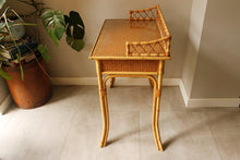 Load image into Gallery viewer, Bamboo &amp; Cane Dressing Table / Desk josriches.co.uk
