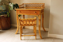 Load image into Gallery viewer, Bamboo &amp; Cane Dressing Table / Desk josriches.co.uk
