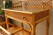 Load image into Gallery viewer, Bamboo &amp; Cane Dressing Table / Desk josriches.co.uk
