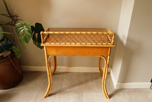 Load image into Gallery viewer, Bamboo &amp; Cane Dressing Table / Desk josriches.co.uk
