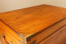 Load image into Gallery viewer, Camphorwood Brass Bound Trunk
