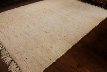 Load image into Gallery viewer, Cream Wool Rug
