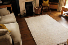 Load image into Gallery viewer, Cream Wool Rug
