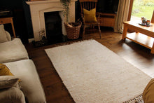 Load image into Gallery viewer, Cream Wool Rug
