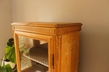 Load image into Gallery viewer, French relief carved beech display cabinet from josriches.co.uk
