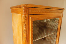 Load image into Gallery viewer, French relief carved beech display cabinet from josriches.co.uk
