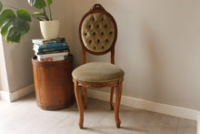 Load image into Gallery viewer, French Button Back Bedroom Chair
