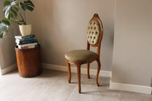 Load image into Gallery viewer, French Button Back Bedroom Chair
