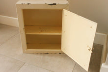 Load image into Gallery viewer, Small Vintage Cream Painted Medical Cabinet
