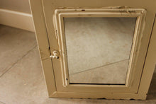 Load image into Gallery viewer, Small Vintage Cream Painted Medical Cabinet
