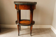 Load image into Gallery viewer,  Contemporary French Bird&#39;s Eye Maple Two Tier Occasional Table - Theodore Alexander
