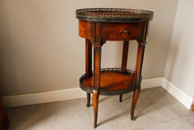 Load image into Gallery viewer,  Contemporary French Bird&#39;s Eye Maple Two Tier Occasional Table - Theodore Alexander
