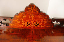 Load image into Gallery viewer, Antique Victorian Burr Walnut &amp; Inlaid Canterbury Whatnot With Drawer
