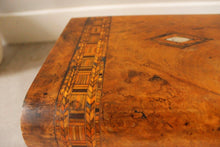 Load image into Gallery viewer, Victorian Walnut Work Box - Tunbridge Ware
