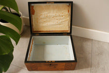 Load image into Gallery viewer, Victorian Walnut Work Box - Tunbridge Ware
