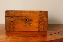 Load image into Gallery viewer, Victorian Walnut Work Box - Tunbridge Ware
