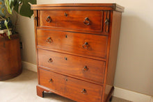 Load image into Gallery viewer, Victorian Mahogany Ladies Chest of Drawers
