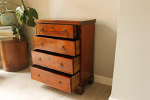 Load image into Gallery viewer, Victorian Mahogany Ladies Chest of Drawers
