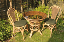 Load image into Gallery viewer, Cane table and chair set josriches.co.uk
