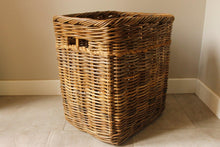 Load image into Gallery viewer, Wicker Log Basket josriches.co.uk
