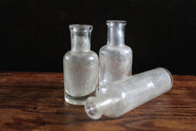 Load image into Gallery viewer, Small Collection of Rustic Victorian Glass Phial Bottle Vases
