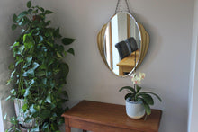 Load image into Gallery viewer, Art Deco Mirror with Gold Scalloped Frame
