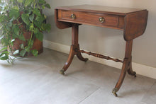 Load image into Gallery viewer, Edwardian Mahogany Drop Leaf Side Table
