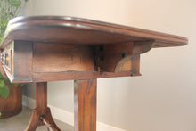 Load image into Gallery viewer, Edwardian Mahogany Drop Leaf Side Table
