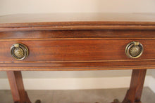 Load image into Gallery viewer, Edwardian Mahogany Drop Leaf Side Table
