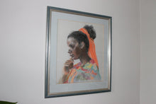 Load image into Gallery viewer, Framed Original Pastel &#39;Tina&#39; by Joy Rhodes
