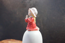 Load image into Gallery viewer, Holly Hobbie &#39;Christmas Blessing&#39; Bell  Fine Bisque Porcelain
