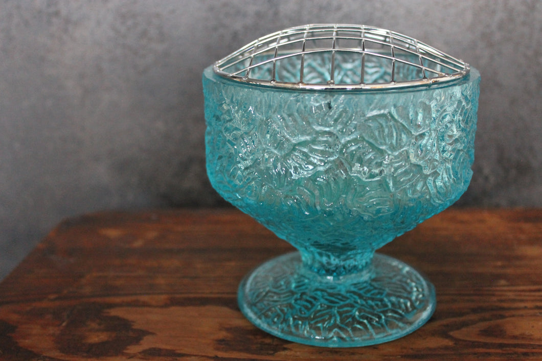 Vintage Glass Rose Bowl - Davidson Brama Luna Range