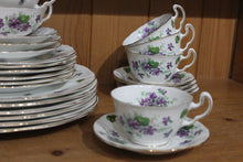 Load image into Gallery viewer, Vintage Adderley &#39;Violet&#39; Fine Bone China - 41 Pieces
