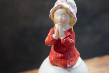 Load image into Gallery viewer, Holly Hobbie &#39;Christmas Blessing&#39; Bell  Fine Bisque Porcelain
