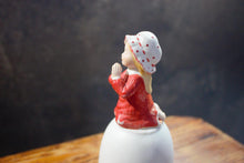 Load image into Gallery viewer, Holly Hobbie &#39;Christmas Blessing&#39; Bell  Fine Bisque Porcelain
