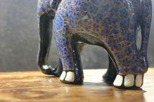 Load image into Gallery viewer, Painted Wooden Elephant
