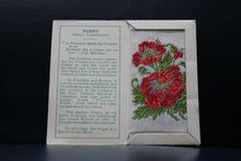 Load image into Gallery viewer, 1930s Flowers Silk  - Poppy - Framed
